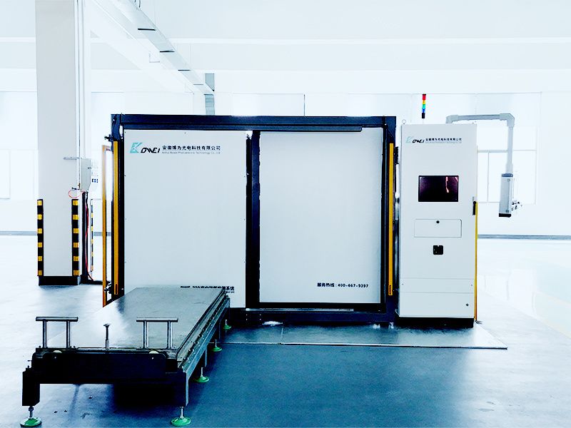 Vacuum box helium leak detection system